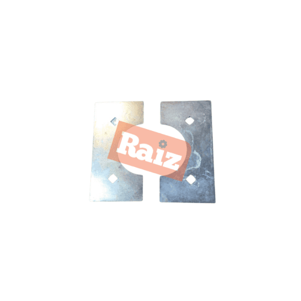 Chapa dividida mancal