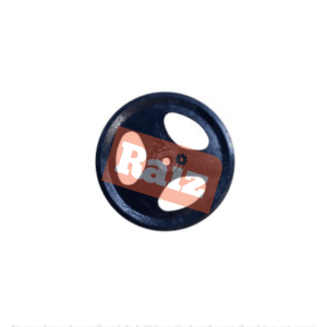 Polia com roda dentada